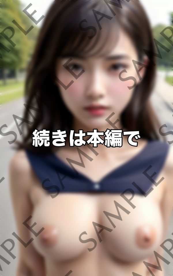 大ボリューム！圧倒的美少女のどこでも露出おっぱい 画像8