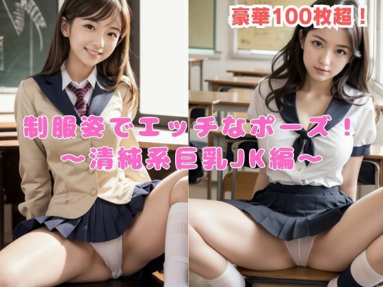 制服姿でエッチなポーズ！〜清純派系巨乳JK編〜【アノニマス堂】