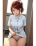 ナースっぽいたくし上げガールズ