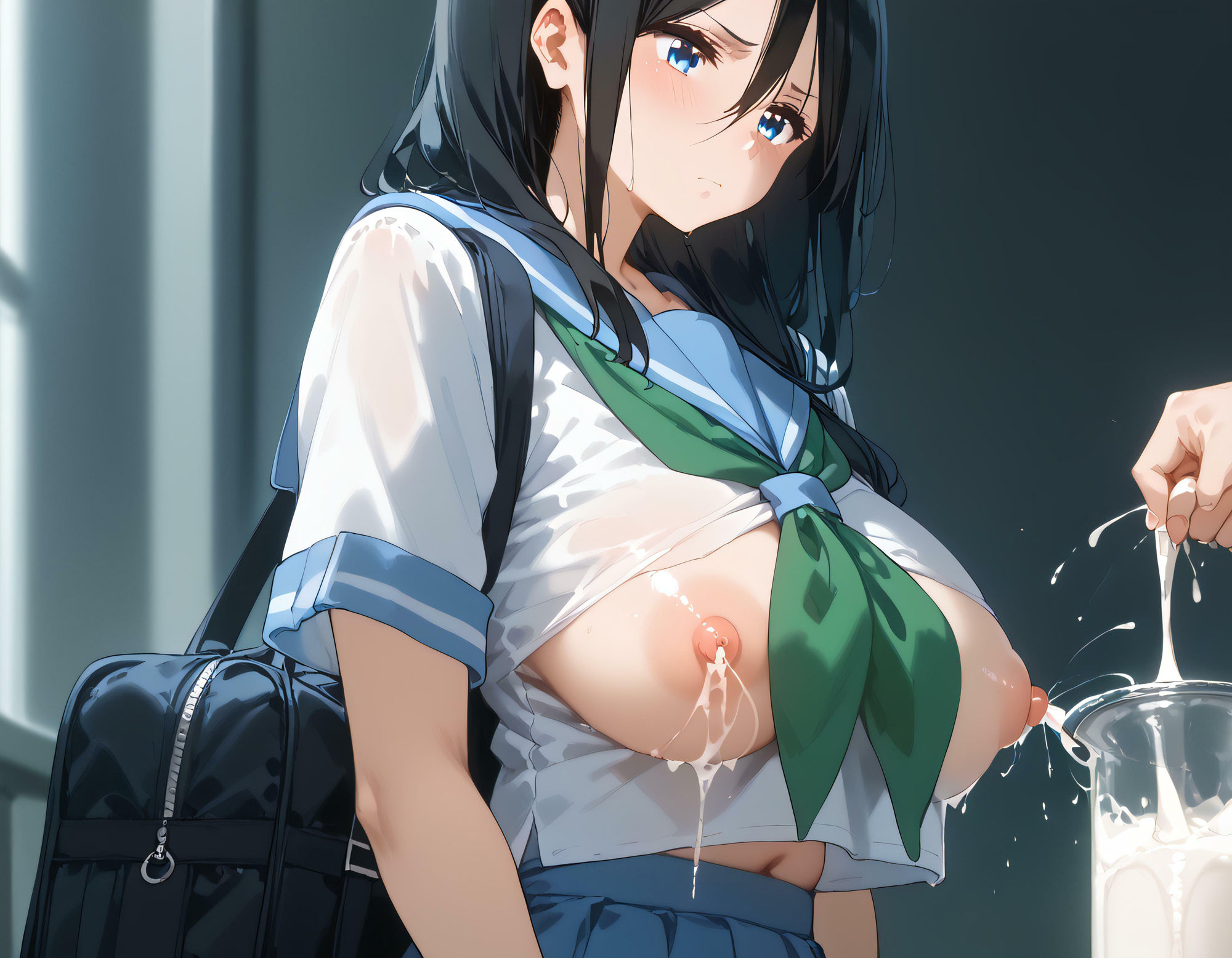 祝いの搾乳