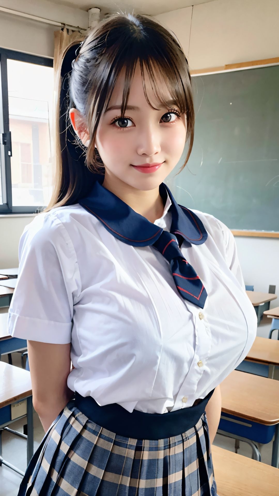 制服コスプレAI美女学園_7