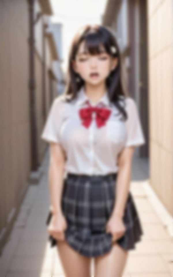 街中でオ〇ンコ露出で大興奮の濡れ濡れ淫乱巨乳美女流出画像集 画像5