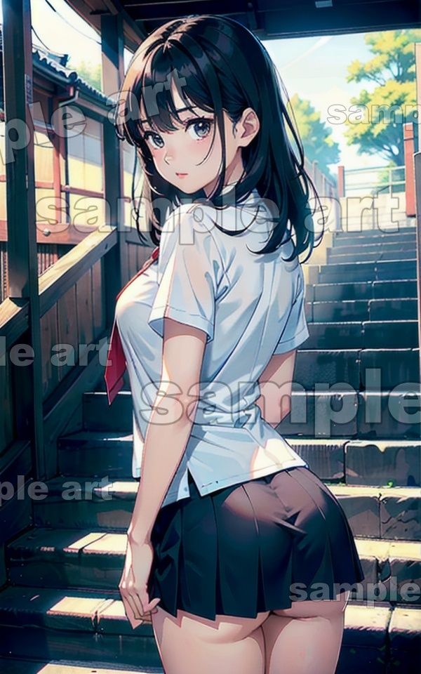 制服パンチラ特集！ミニスカのパンツをひらひらさせてDカップの横乳がエロいスペシャル