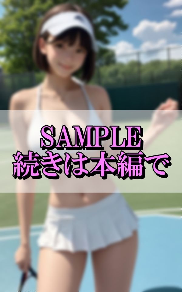 エロすぎるテニス好きの淫乱巨乳美女が部員を色仕掛け