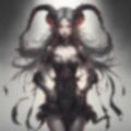 エテリアル鬼の乙女 - 水彩の鬼娘アートワーク Vol.1 画像5