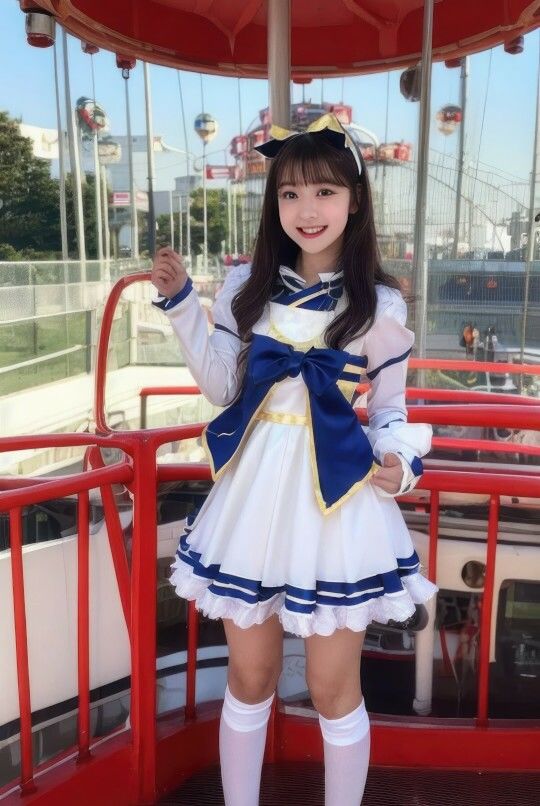 AI生成 20歳のアイドルとテーマパークの一日 Vol.1-1 画像7