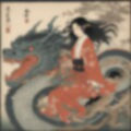 AI生成浮世絵 天女とドラゴン Vol.1 画像1