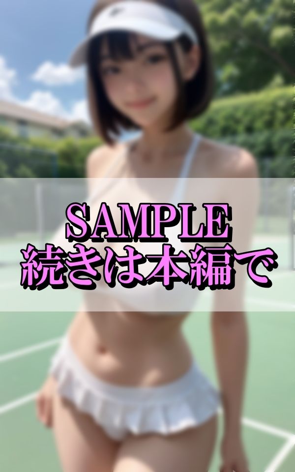 テニス好きの淫乱巨乳女子大生Hな写真撮影8