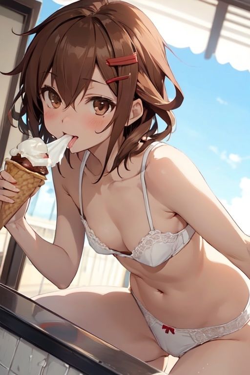 虹かけ誌 艦隊○れくしょん イラスト集20 雷 そうそう。もーっと私を買っていいのよ 画像7