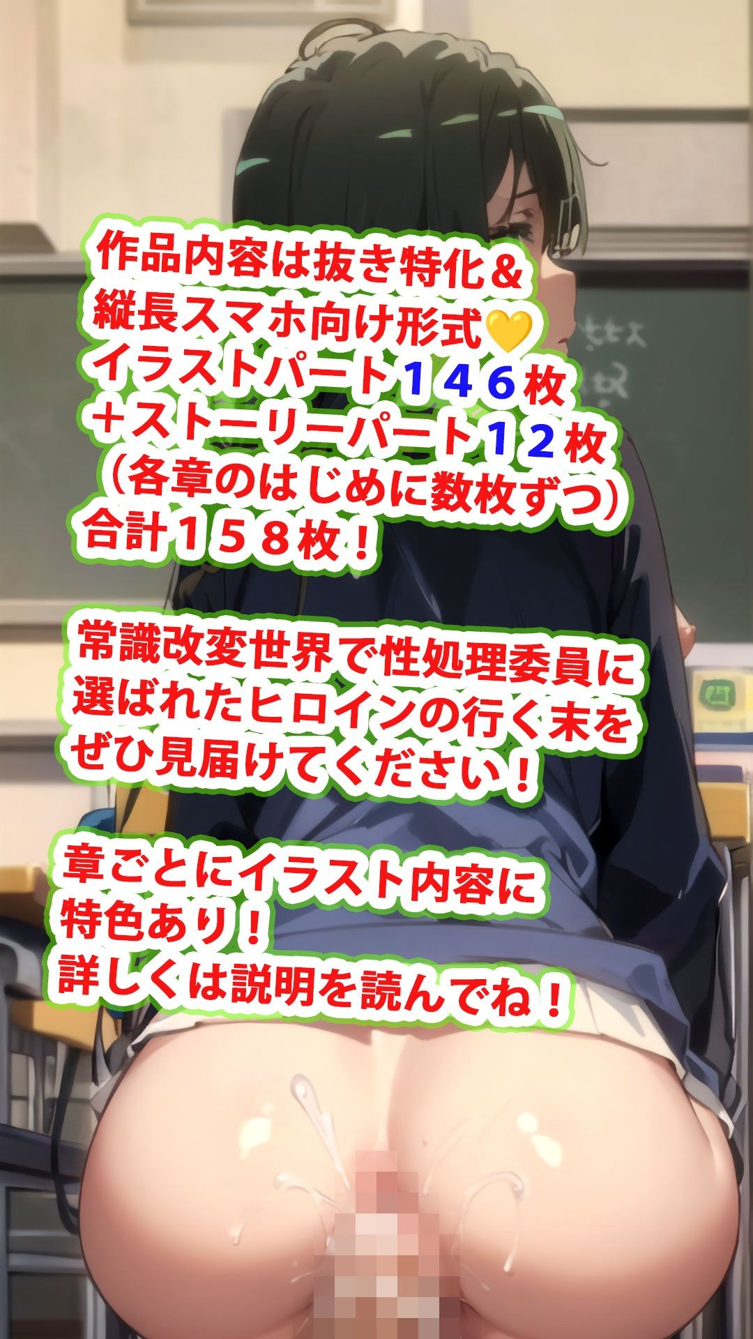 性処理委員になったあの娘がオナホ堕ちするまでの全記録〜嫌悪感丸出しだった彼女が快楽に負け妊娠するまでを、記録係の俺は目に焼き付けていた〜 画像1