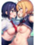 教室で喧嘩’レズバトル’ 画像3