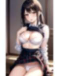 エッチな表情で教師を誘惑する色白淫らな巨乳美女 画像5
