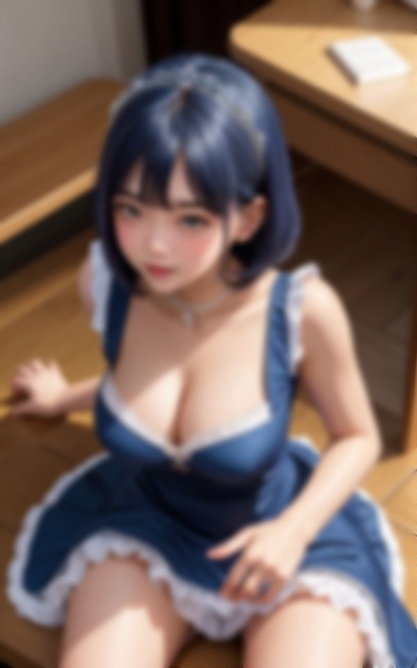 文化祭で見つけたHな淫乱巨乳ウエイトレスの色仕掛け画像集 画像4