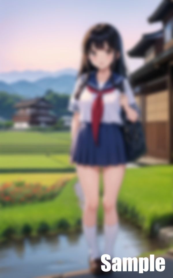 田舎で生まれ育った少女 画像1