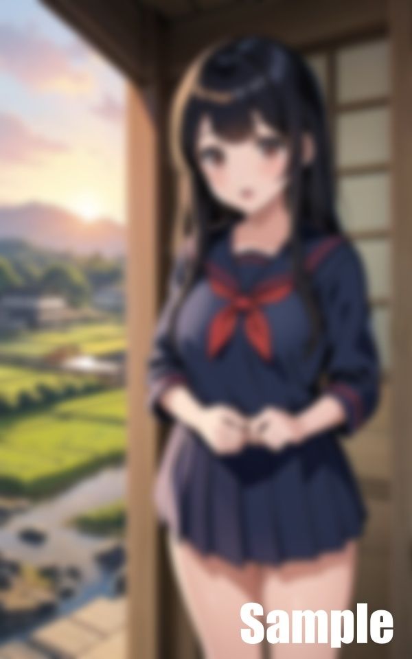 田舎で生まれ育った少女 画像2