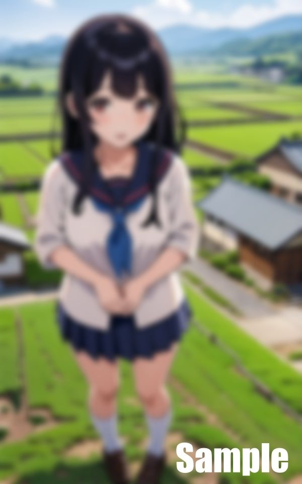 田舎で生まれ育った少女 画像3