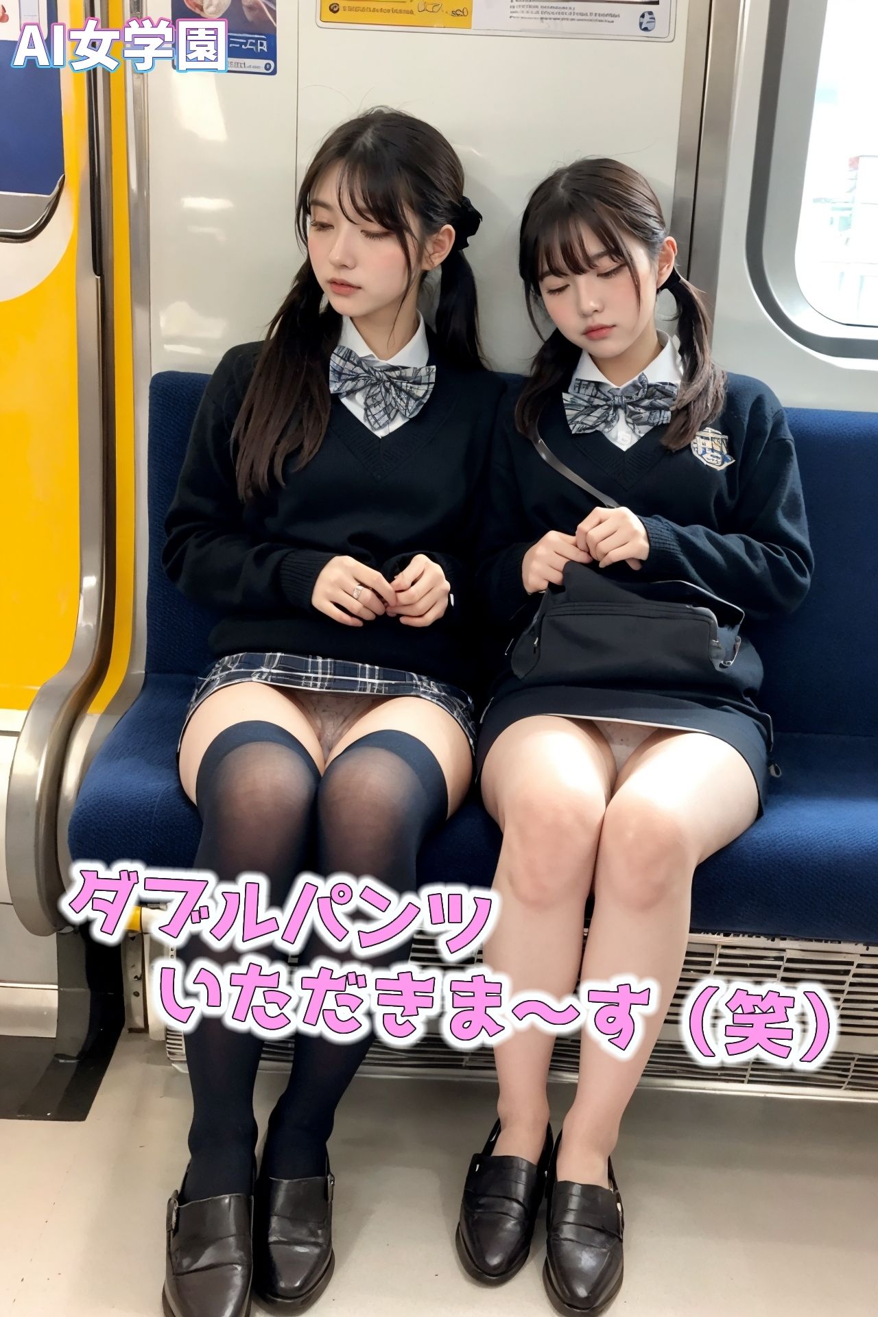 女子校生のパンチラ盗撮＆大量ぶっかけ 画像6