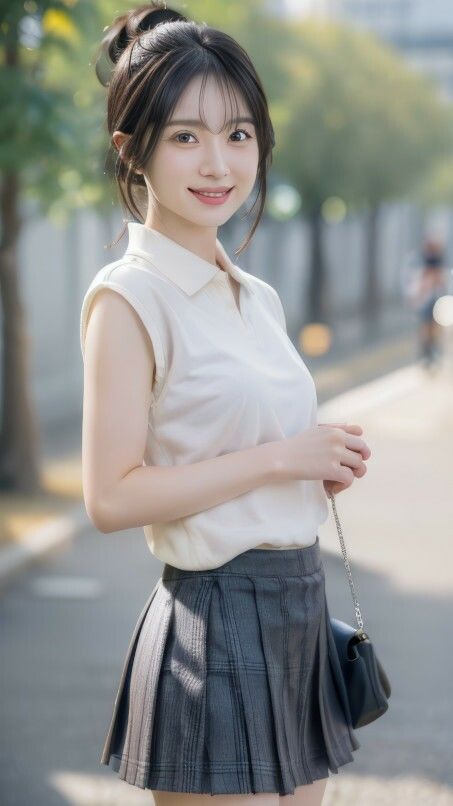 AI生成 街角で出会う大人の女子校生スタイル Girl1 Vol.1-1 画像8