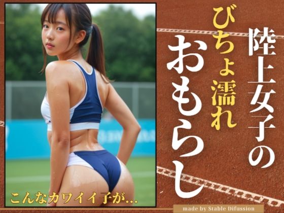 厳選されちゃった男の人に【陸上女子のびちょ濡れおもらし】