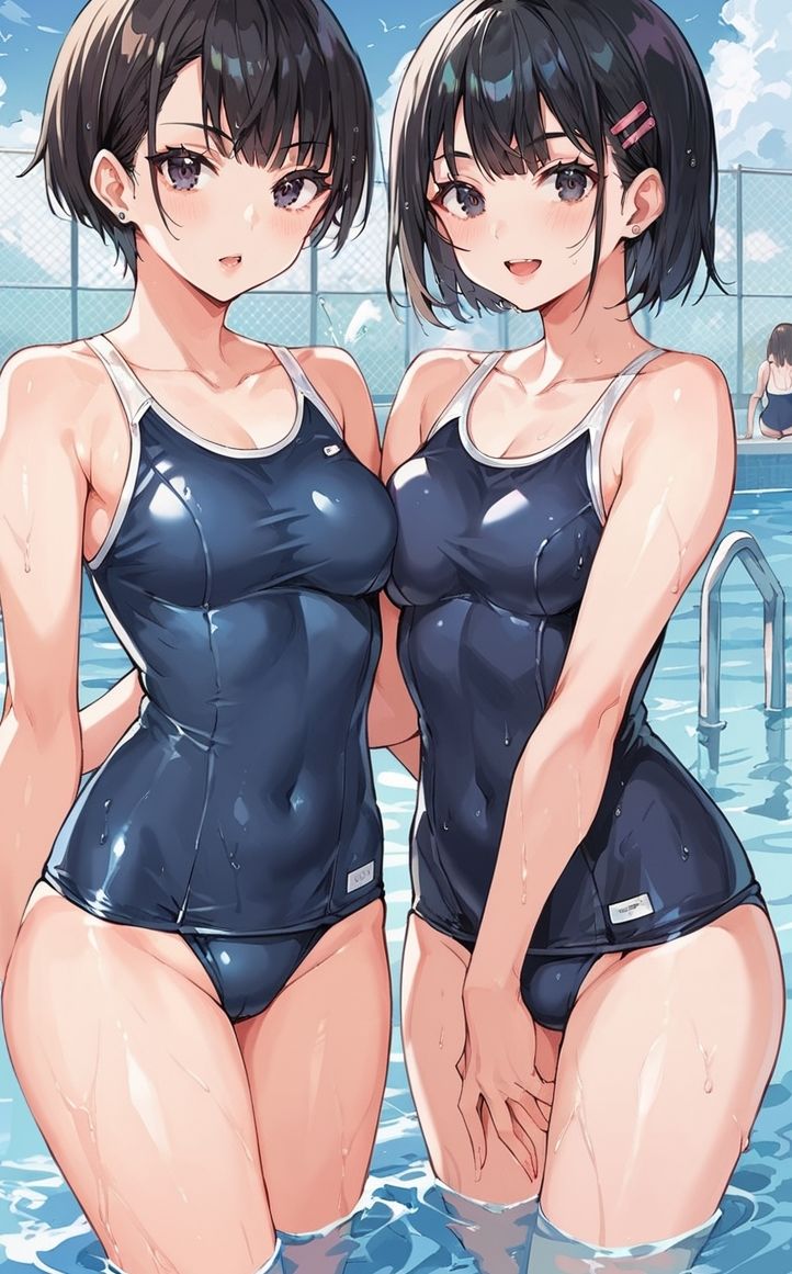 イカされたスク水女子校生_2