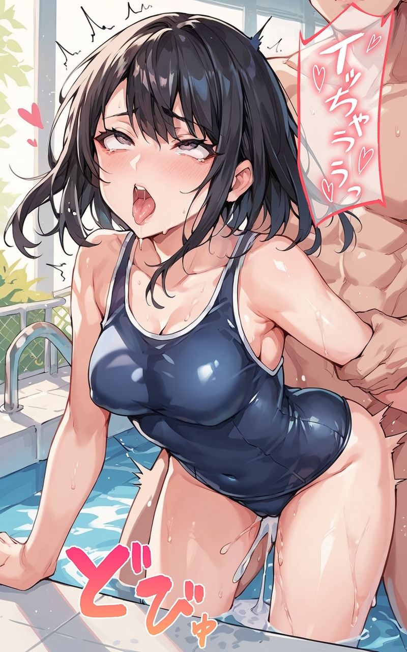 イカされたスク水女子校生_9