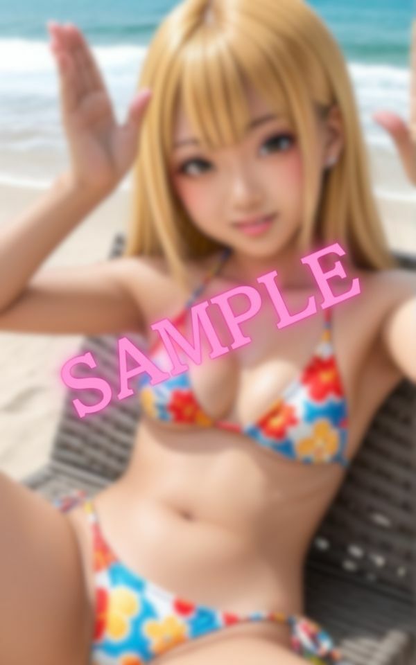 水着のセフレと海デート！勃起がバレないかドキドキ… 画像1