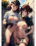 レズポリス’女警官同士でえっちなこと’ 画像1