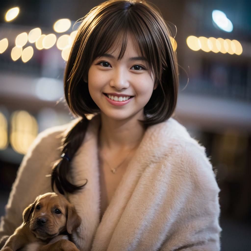 夜の街で:犬系女子との甘美なデートスナップ 画像9