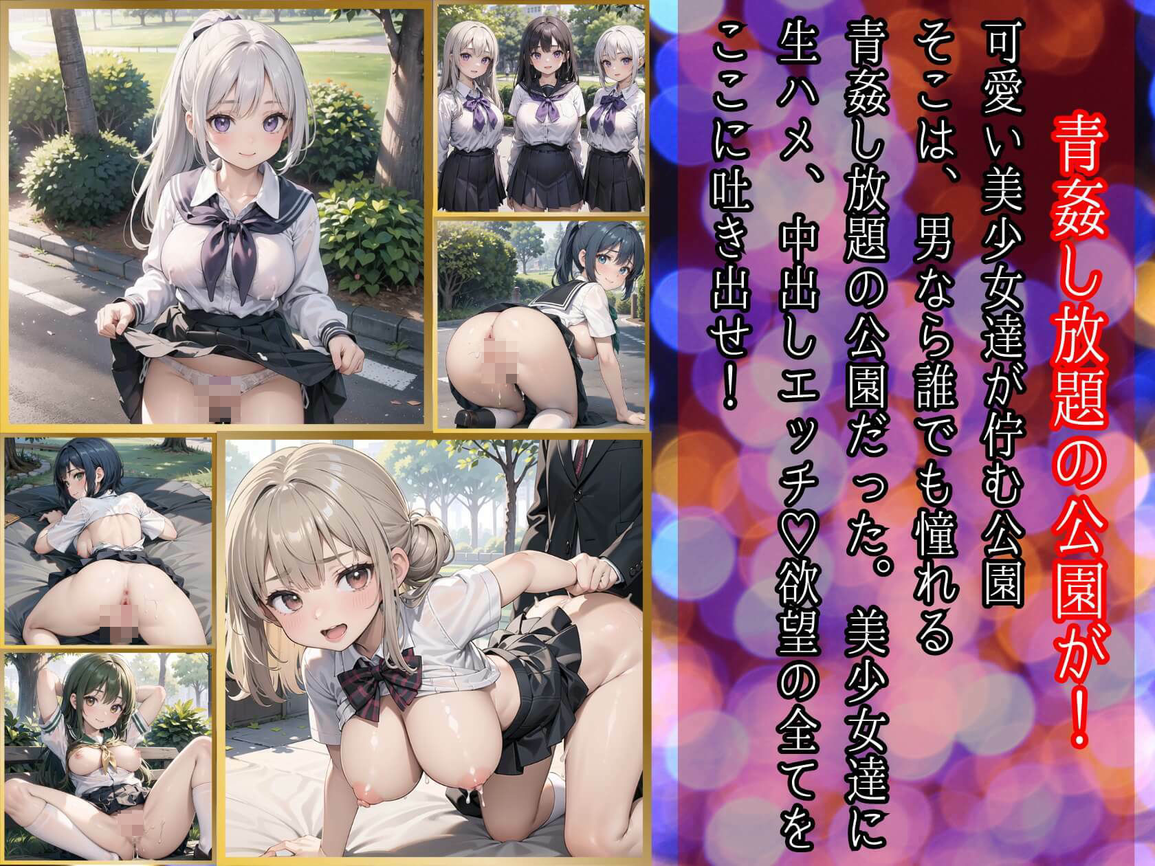 たくさん出して青姦祭り2【豪華CG200枚収録】 画像1