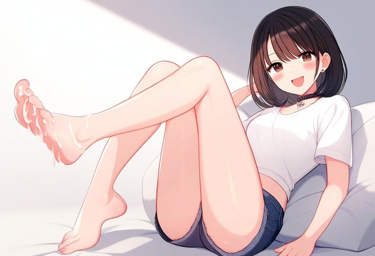 年下の女の子に罵倒されながら足でイかされる幸せ〜おじさんみたいな貢ぎマゾ好きだよ〜 画像1