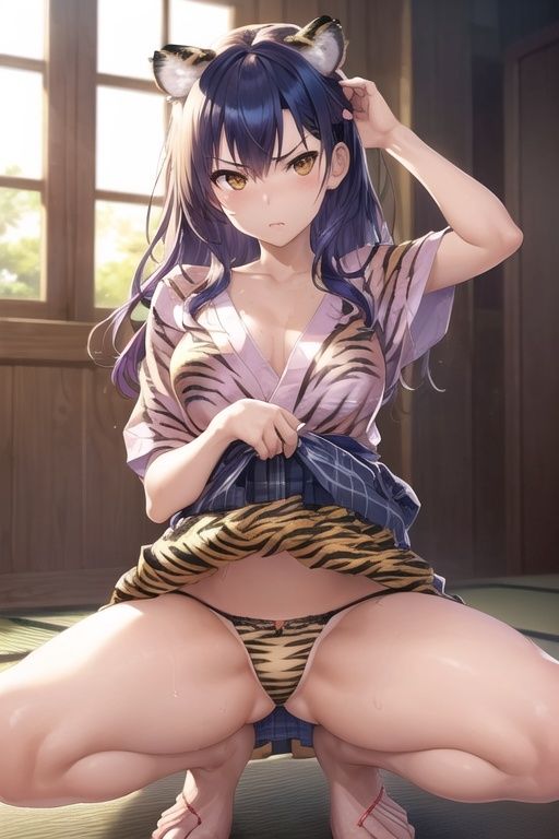 嫌な顔してパンツ見せてくる女の子 〜浴衣編〜 画像8