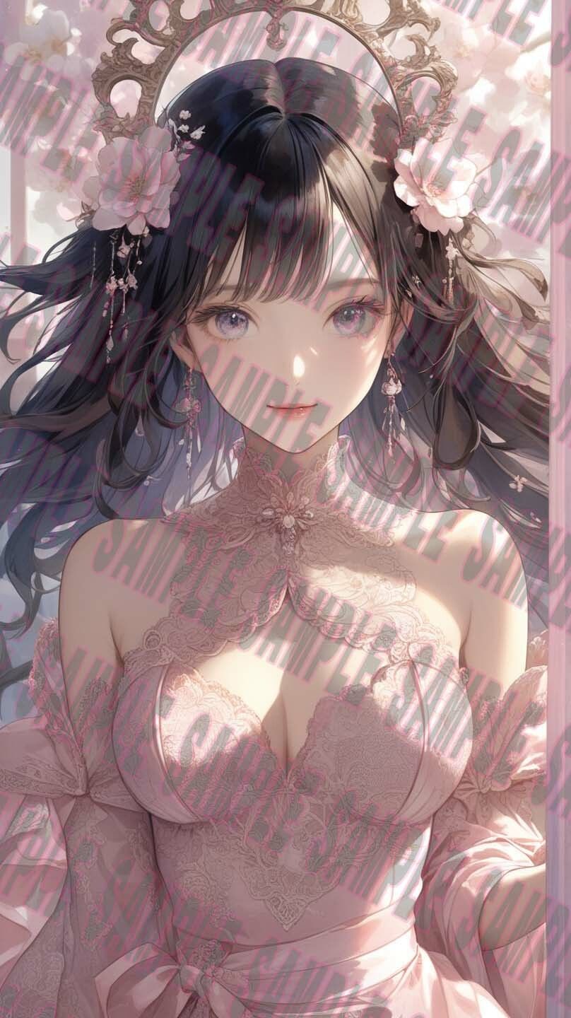 感動 AIアート 美女 絵画集 - 夢桜 - おすすめ 画像1