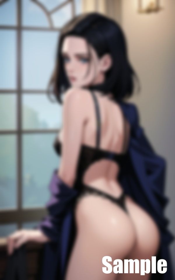 欧州黒髪美女をガン突きする