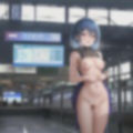青髪ボブカットちゃんのどこでも露出！！ 画像5