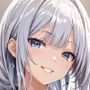 ドスケベな爆乳銀髪OLお姉さんがM字開脚で誘惑してくる件