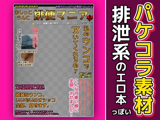 エロ本風パケコラ素材〜「排便マニア」【いちごマリ凛】