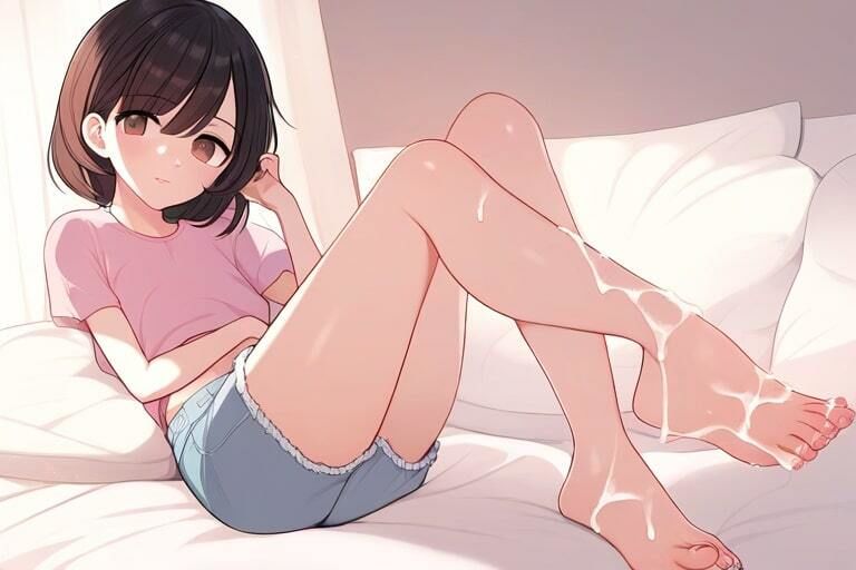 友だちの娘に靴下を脱いでもらう〜出すなら出すって言ってよね…！〜 画像9