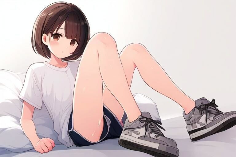 年下の女の子の足で踏まれて性処理されちゃう〜おにいさんなんか早くイっちゃえ〜_4