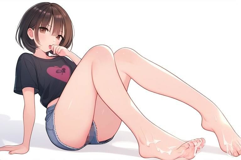 年下の女の子の足で踏まれて性処理されちゃう〜おにいさんなんか早くイっちゃえ〜_5