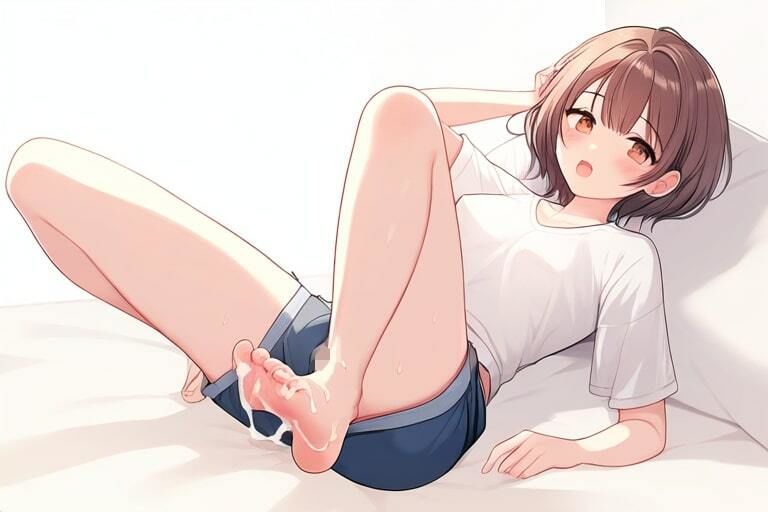 年下の女の子の足で踏まれて性処理されちゃう〜おにいさんなんか早くイっちゃえ〜5