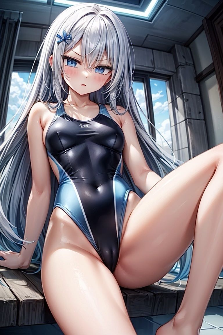 【R-15】競泳水着少女にニラマレるCG集 画像2