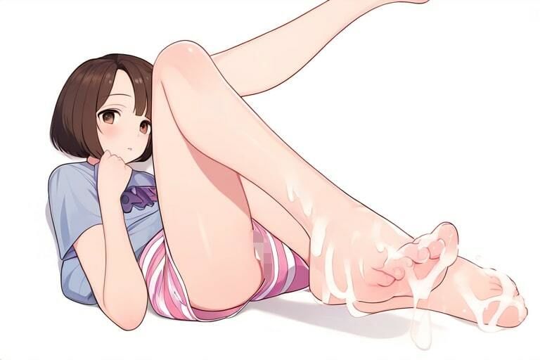 後輩の女の子に言葉責めしてもらいながら足コキでイク 〜センパイのアソコもうガチガチですね〜 画像3