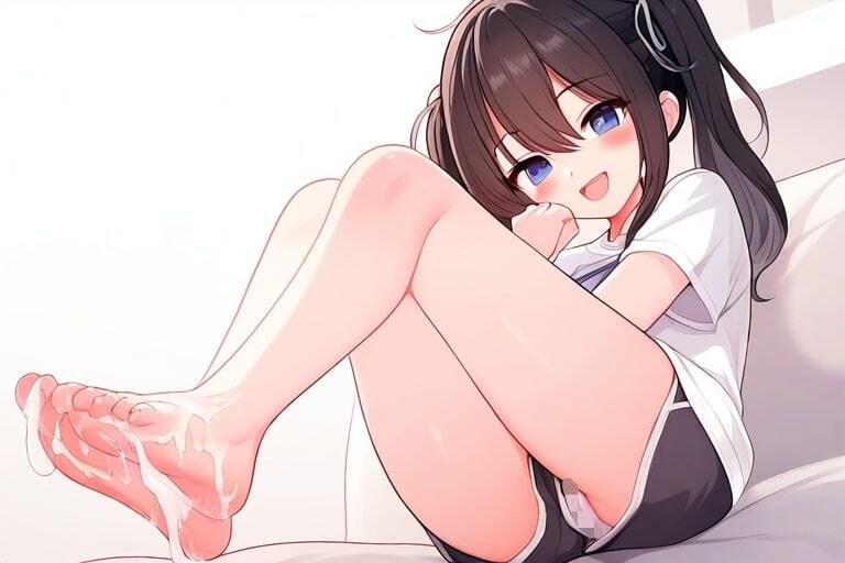 後輩の女の子に言葉責めしてもらいながら足コキでイク 〜センパイのアソコもうガチガチですね〜_5