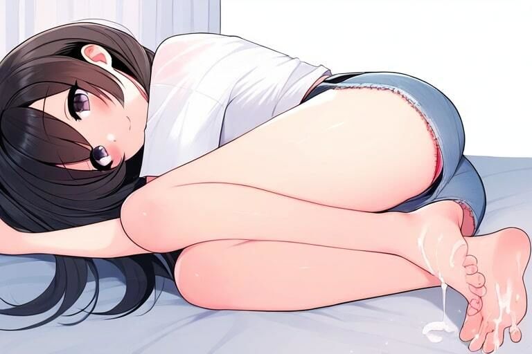 後輩の女の子に言葉責めしてもらいながら足コキでイク 〜センパイのアソコもうガチガチですね〜_8