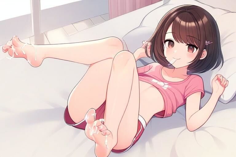 運動部の女の子のほどよく日焼けした素足で踏んでもらう〜おじさんわたしなんかで興奮するんですか？〜_11