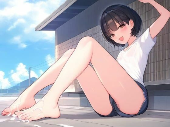 外でボーっとしてた女の子に支援して足コキ〜一人旅で訪れた田舎町にて〜_1