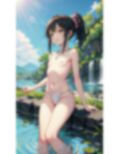 AI生成 セクシーグラビア ふんどしで露天風呂 ジブリ風イラストVol.1 画像6