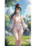 AI生成 セクシーグラビア ふんどしで露天風呂 ジブリ風イラストVol.1 画像7