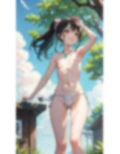 AI生成 セクシーグラビア ふんどしで露天風呂 ジブリ風イラストVol.1 画像8