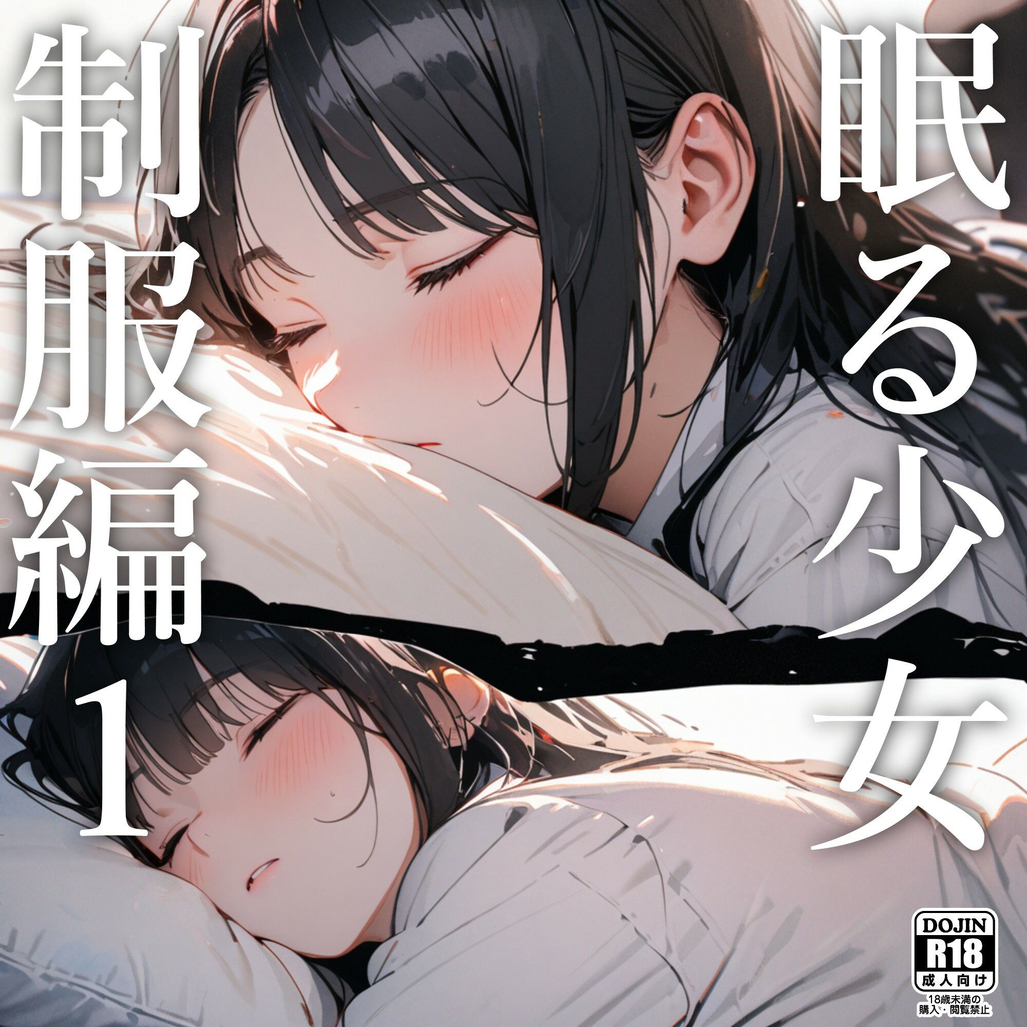 眠る少女（制服編）1 画像1